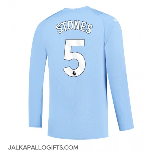 Manchester City John Stones #5 Kotipaita 2023-24 Pitkähihainen